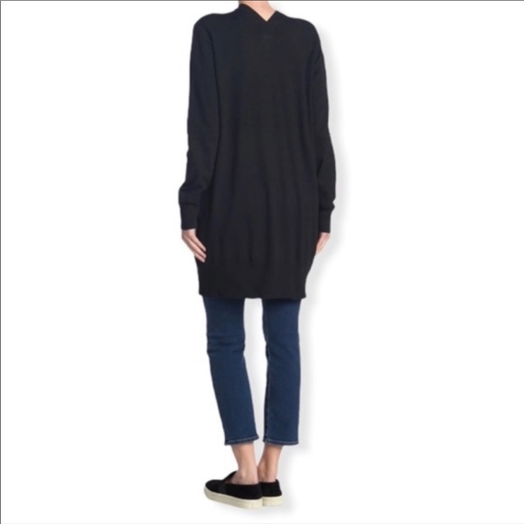 Sweet Romeo Simple Open Drape Pocket Cardigan NWT - Picture 2 of 6